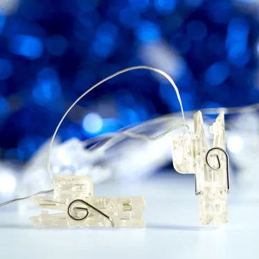 Гирлянда линейная Прищепки LED 2700К 4.5м USB