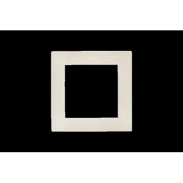 15 Рамка на 1 пост слоновая кость