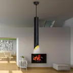 Светильник подвесной (подвес) PL 17 BK MR16/GU10, черный, потолочный, цилиндр