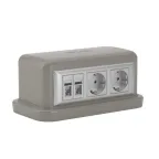 Башенка напольная BUS 12 модулей серая