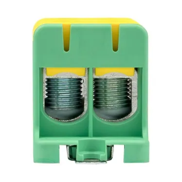 Клемма силовая вводная двойная КСВ 16-95 желто-зеленая PROxima