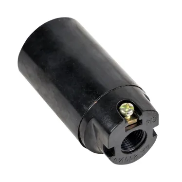 Патрон карболитовый подвесной Е14 черный PROxima