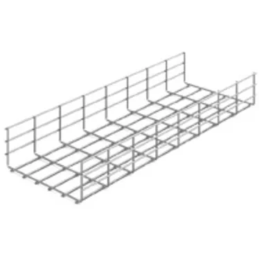 Проволочный лоток 400х105х3000, толщ. 4,0 мм, гальван. цинк