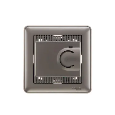 Термостат теплого пола электронный 10A датчик шампань