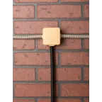 Коробка распаячная КМР-030-036 пылевлагозащитная, 4 мембранных ввода (73х73х49) светлое дерево PROxima