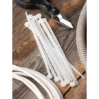 Хомут P6.6 стандартный белый 4.6x120 (100шт) FlexLock PROxima