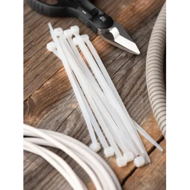 Хомут P6.6 стандартный белый 4.6x120 (100шт) FlexLock PROxima