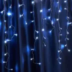Гирлянда бахрома LED синий 5.3х0.7м IP44