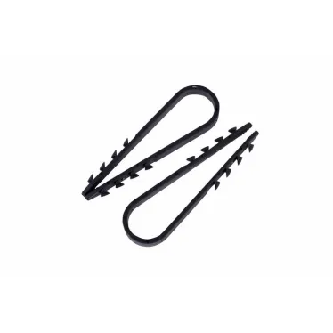 Дюбель-хомут нейлоновый 19-25 мм, круглый, черный (100 шт/уп)