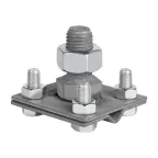 Зажим прута на штыре (пластина 56х56мм) HZ PROxima