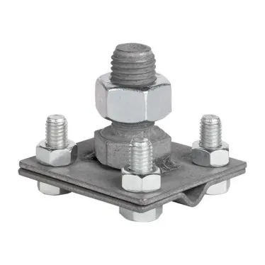 Зажим прута на штыре (пластина 56х56мм) HZ PROxima