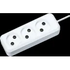 Удлинитель Navigator 71 449 NPE-S1-03-300-X-2x0.75 без заземления 3 гн. 3м 6А ПВС 2х0.75