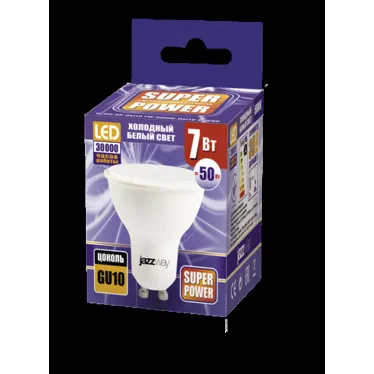 Лампа светодиодная LED 7Вт GU10 230V/50Hz холодный SP