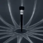 Садовый светильник на солнечной батарее, пластик, черный, 30 см SL-PL30