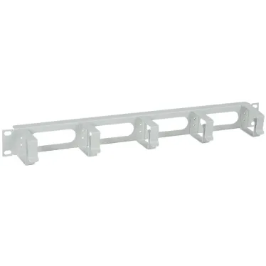 Органайзер кабельный 19дюймов 1U 5 колец серый