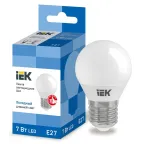 Лампа светодиодная G45 шар 7Вт 230В 6500К E27 IEK