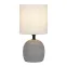 Настольная лампа Sheron 7044-501 х Е14 40 Вт керамика серая с абажуром
