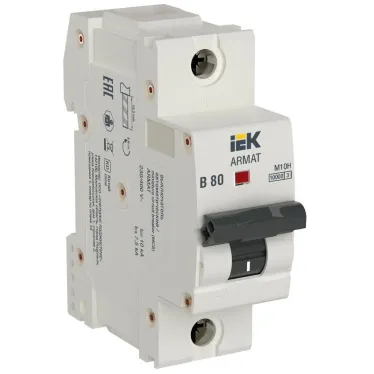 ARMAT Автоматический выключатель M10H 1P B 80A IEK