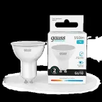 Лампа светодиодная LED 7 Вт 550 лм 4100К софит MR16 нейтральный GU10 AC 220В Elementary Gauss