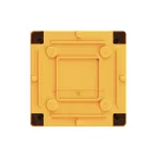 Коробка пластиковая FS с гладкими стенками и клеммниками IP56 100х100х50мм 6р 450V 6A 4мм.кв