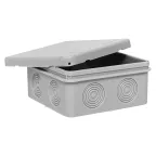 Коробка распределительная KMP-030-035 с крышкой (85х85х40) для прямого монтажа без мембр. вводов серая IP54 EKF