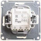 W59 Выключатель трехклавишный, 10АХ, механизм, черный бархат