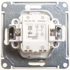 Выключатель одноклавишный, двухполюсный, 10АХ, механизм, шампань