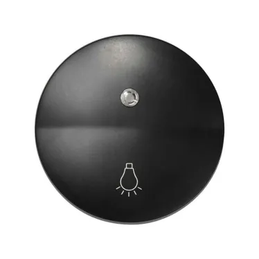 Клавиша с индикатором и пиктограммой свет для 75160-39, S88 графит