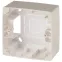 Коробка накладного монтажа 1 пост, Эра12, шампань (20/200/1600) 12-6101-04