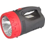 Фонарь светодиодный NPT-SP16-ACCU 5Вт+24LED 260лм 300м аккумуляторный прожектор+кемпинг пластик 4Ач