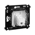 Avanti Розетка телефонная в стену одинарная, ''Белое облако''