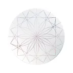 Светильник светодиодный ДБО-12w 6500К 920м IP20 матовый рисунок с декоративным узором Астра