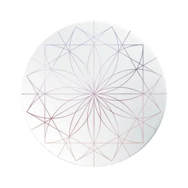 Светильник светодиодный ДБО-12w 6500К 920м IP20 матовый рисунок с декоративным узором Астра