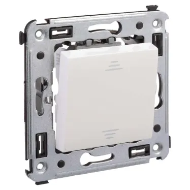 Avanti Переключатель одноклавишный в стену, ''Белое облако''