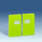 Клавиша двойная для выключателя с подсветкой, S44A, фисташковый