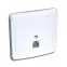 ЭТЮД Розетка телефонная 1хRJ11 скрытая белая