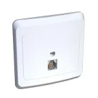 ЭТЮД Розетка телефонная 1хRJ11 скрытая белая