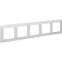Valena LIFE Рамка 5 постов белая универсальная