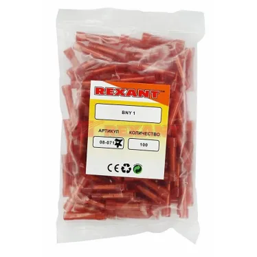 Гильза соединительная изолир L-27.3 мм нейлон 0.5-1.5 кв мм (ГСИ(н) 1.5 ГСИ-н 0,5-1,5), REXANT