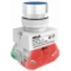 Кнопка ABLF 22мм синяя 220В ВK-22