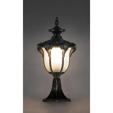 Светильник НТУ-60w на постамент Е27 IP44 черное золото