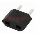 Переходник сетевой плоский Тефаль, черный