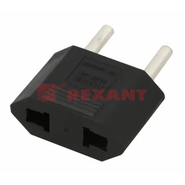 Переходник сетевой плоский Тефаль, черный