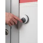 Звонок беспр. в розетку Powerself (230В, бел.-сер. 51 мелод. с индик. 4 ур.)