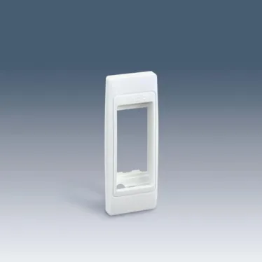 Рамка узкая с суппортом на один узкий модуль для скрытого монтажа, S82C, графит