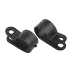 Скоба под винт 16 мм, черная (50 шт/уп)