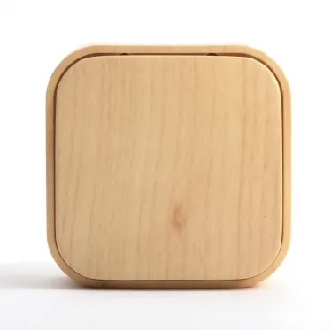 Quteo Переключатель одноклавишный наружный дерево 10А