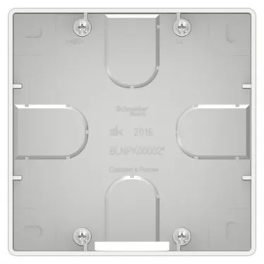 BLANCA коробка подъемная для силовых розеток, белый