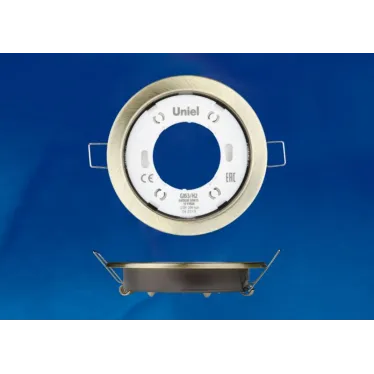 Светильник ультркий встраиваемый GX53/H2 ANTIQUE BRASS 10 PROM под лампу в составе набора из 10шт корпус античная бронза цена за 1 шт