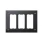 Connect Рамка на 3 S-модуля к монтажной коробке SBM250, Сима Про, графит